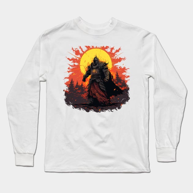 dark soul Long Sleeve T-Shirt by piratesnow